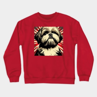 Shih Tzu Pop Art Crewneck Sweatshirt